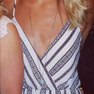 Black and white maxi dress